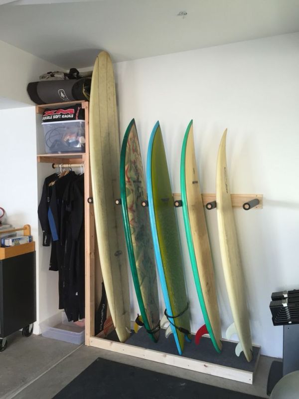 Types of Racks for Storing Surfboards at Home