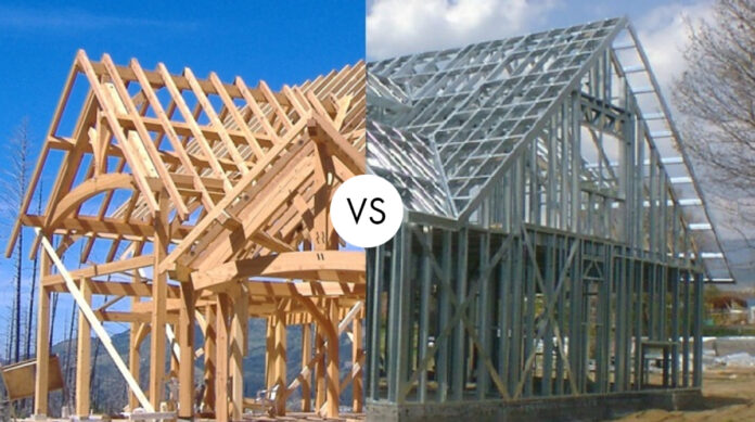Steel House Framing vs Wood House Framing