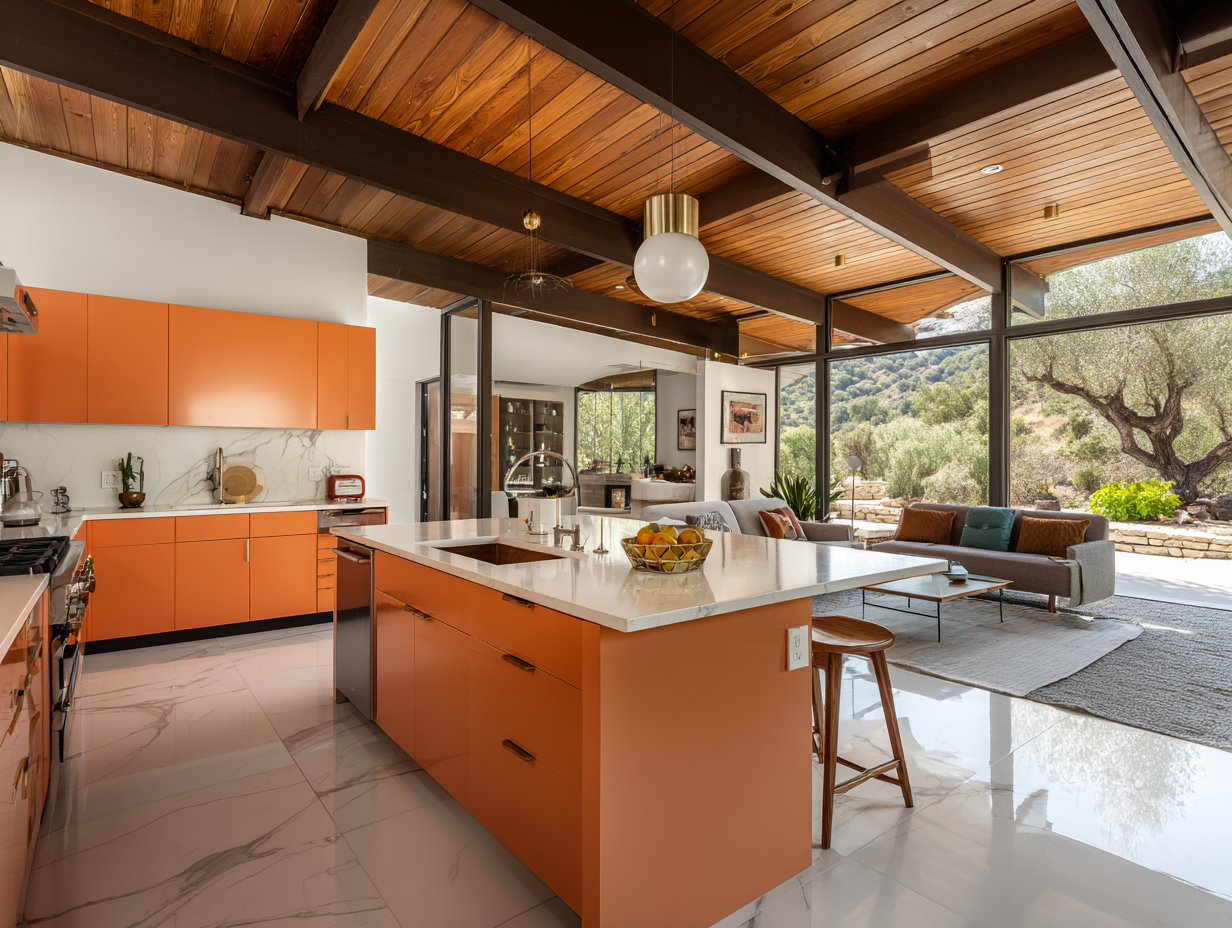 Mid Century Modern Kitchens